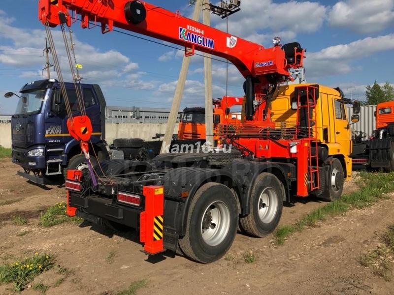 КАМАЗ 65116 с КМУ Kanglim 1256