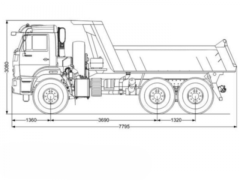 45141-20014-50 Самосвал КамАЗ