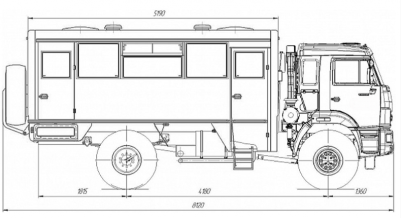 НефАЗ 42111-410-15 Автобус вахтовый
